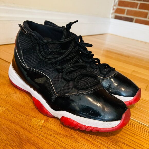 Size 11- Air Jordan 11 Retro 'Bred' (378038-061) 2019 969 - Picture 3 of 16